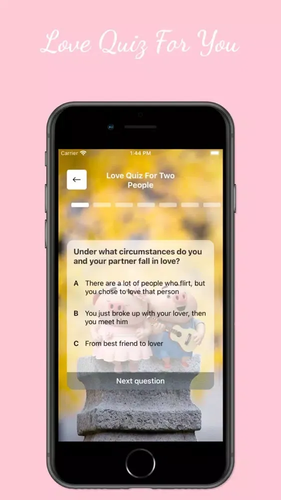 Ảnh chụp màn hình của Love Tester - Game Love Quiz