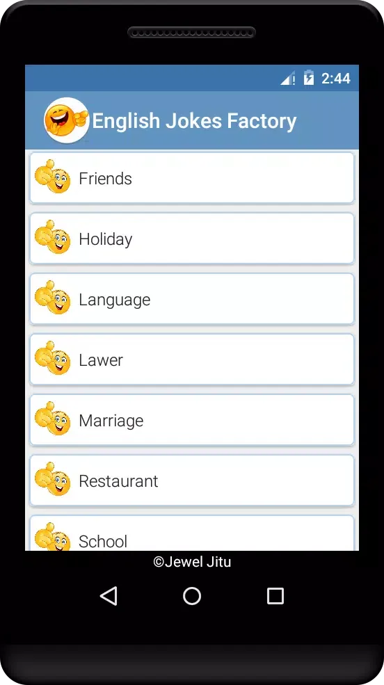 Screenshot di English Jokes Factory