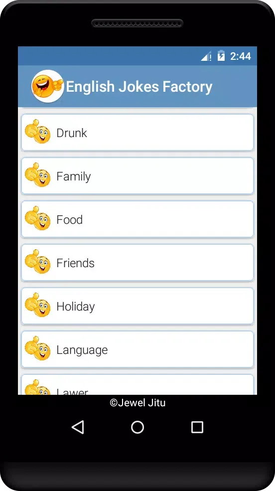 Screenshot di English Jokes Factory