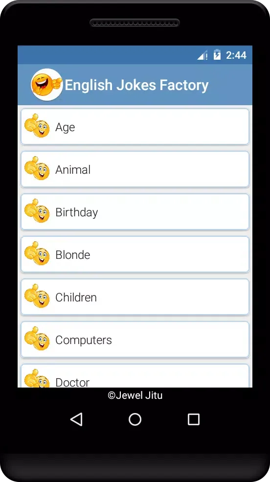 Screenshot di English Jokes Factory