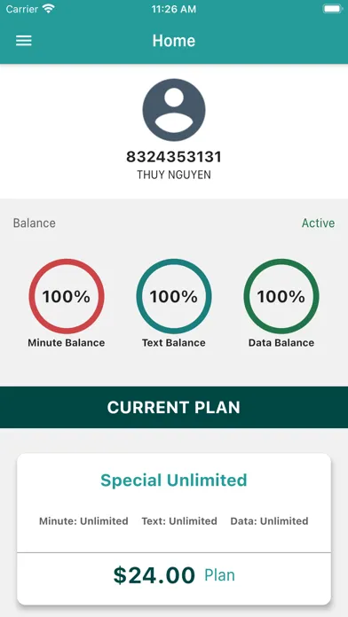 Tangkapan layar SFONE WIRELESS
