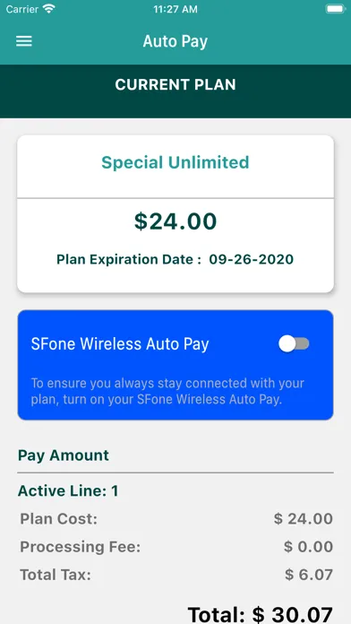 Tangkapan layar SFONE WIRELESS