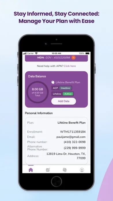 TAG Mobile Wireless Screenshots