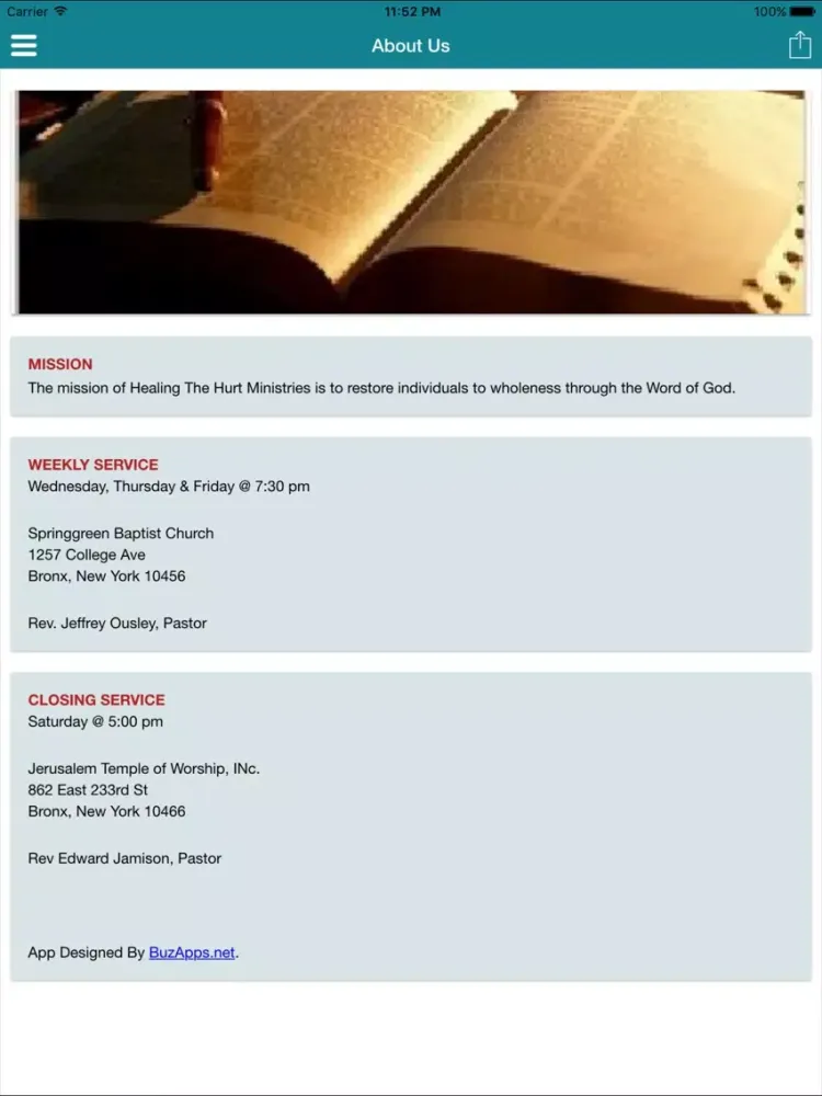 HTH Ministries iPad 應用截圖
