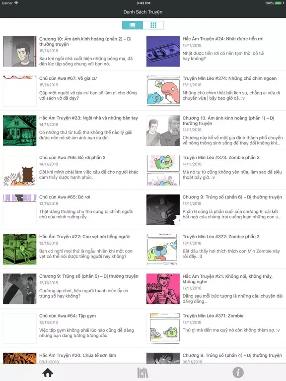 Capturas de pantalla de Truyện Online iPad 