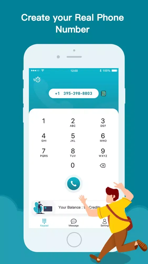Phone number line : Text+Call Screenshots