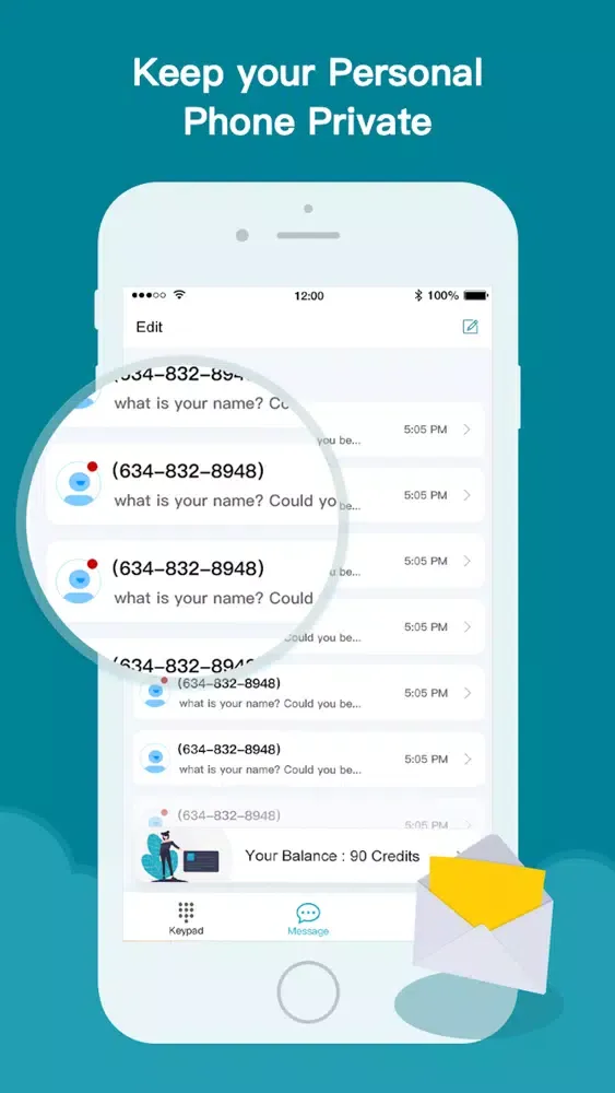 Phone number line : Text+Call Screenshots