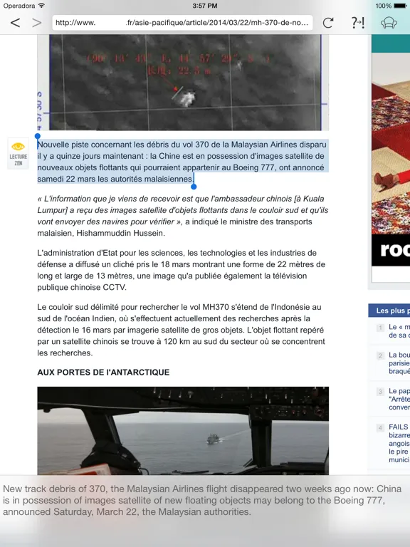 Zrzuty ekranu Web Translator Browser iPad 