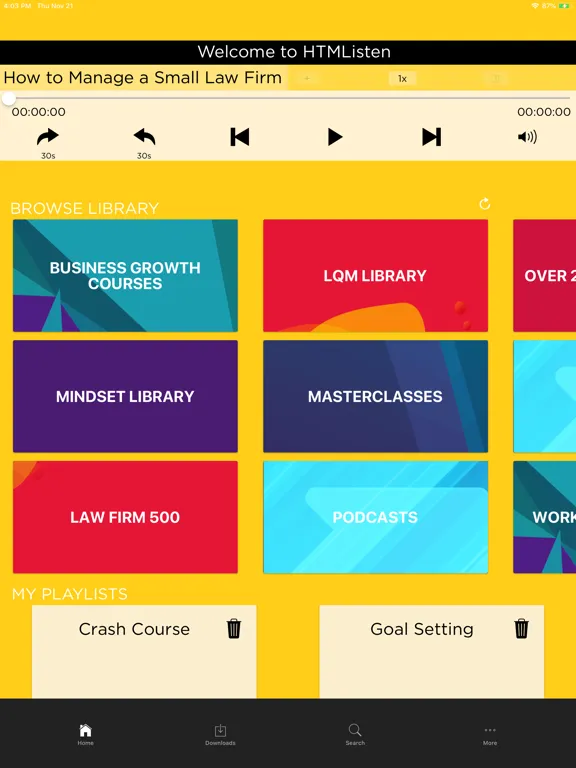 Capturas de tela do How to Manage a Small Law Firm iPad 