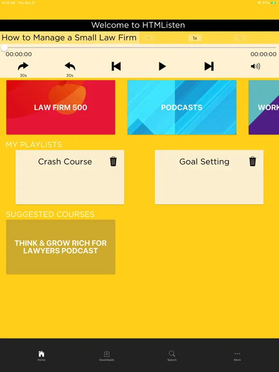 Capturas de tela do How to Manage a Small Law Firm iPad 