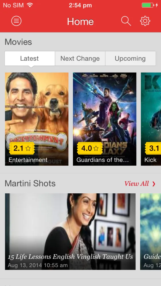 Tangkapan skrin Desimartini Movies - Ratings and Reviews