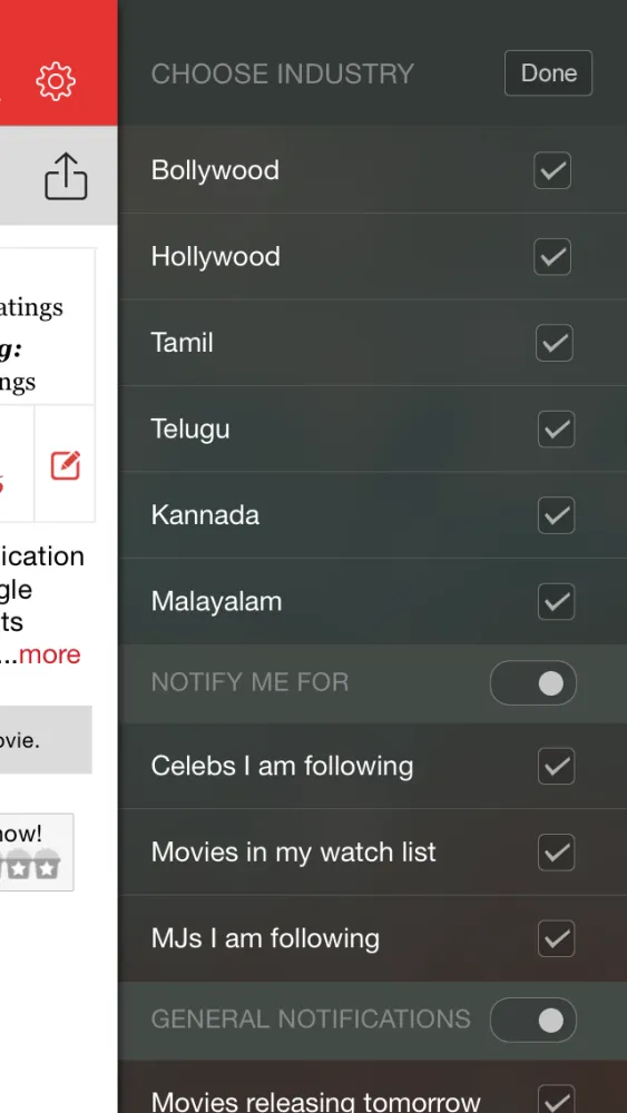 Tangkapan skrin Desimartini Movies - Ratings and Reviews