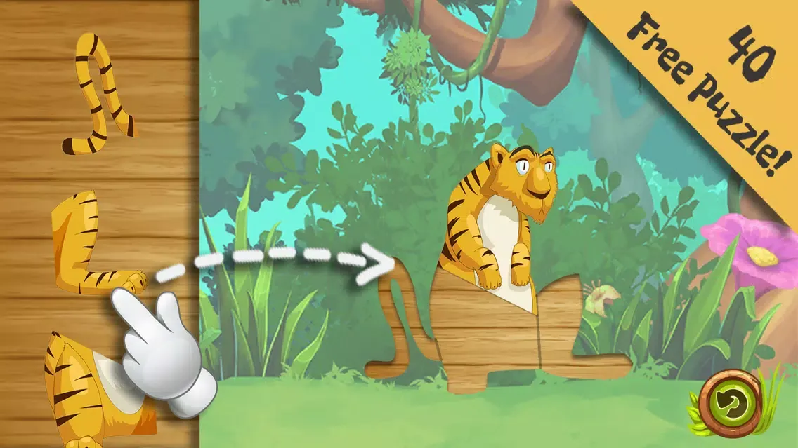 Animals Puzzle for kids and toddlers free Screenshots