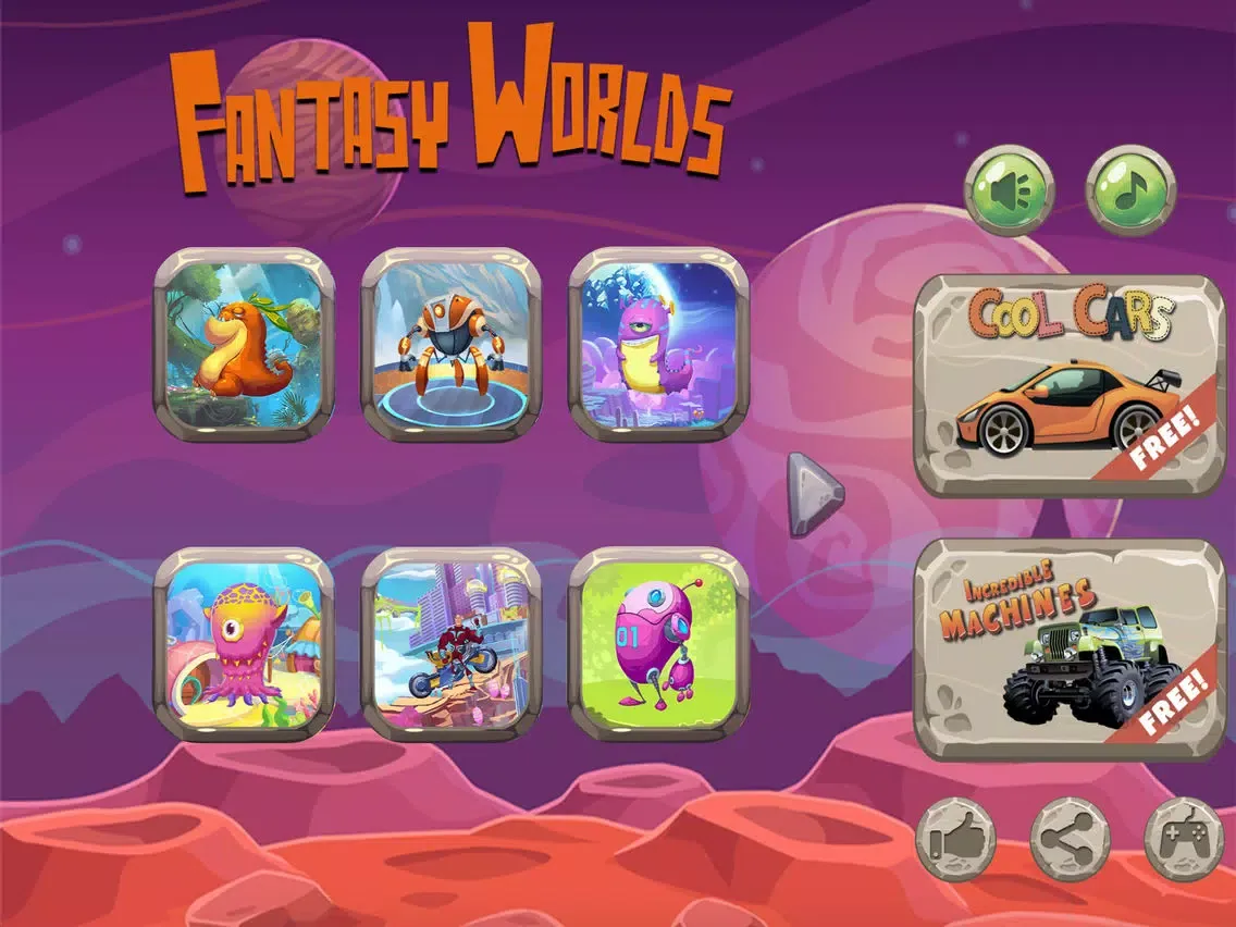 Capturas de tela do Fantasy Worlds FREE puzzle for kids iPad 