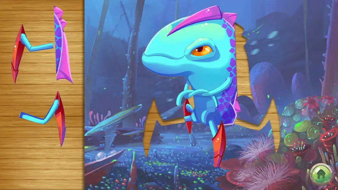 Capturas de tela do Fantasy Worlds FREE puzzle for kids