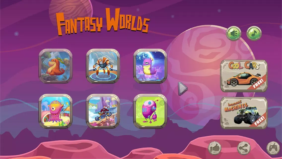 Capturas de tela do Fantasy Worlds FREE puzzle for kids