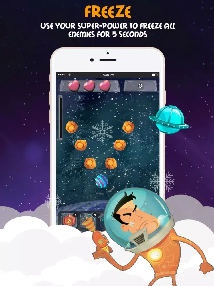 Ảnh chụp màn hình của Space Smasher: Kill Invaders iPad 