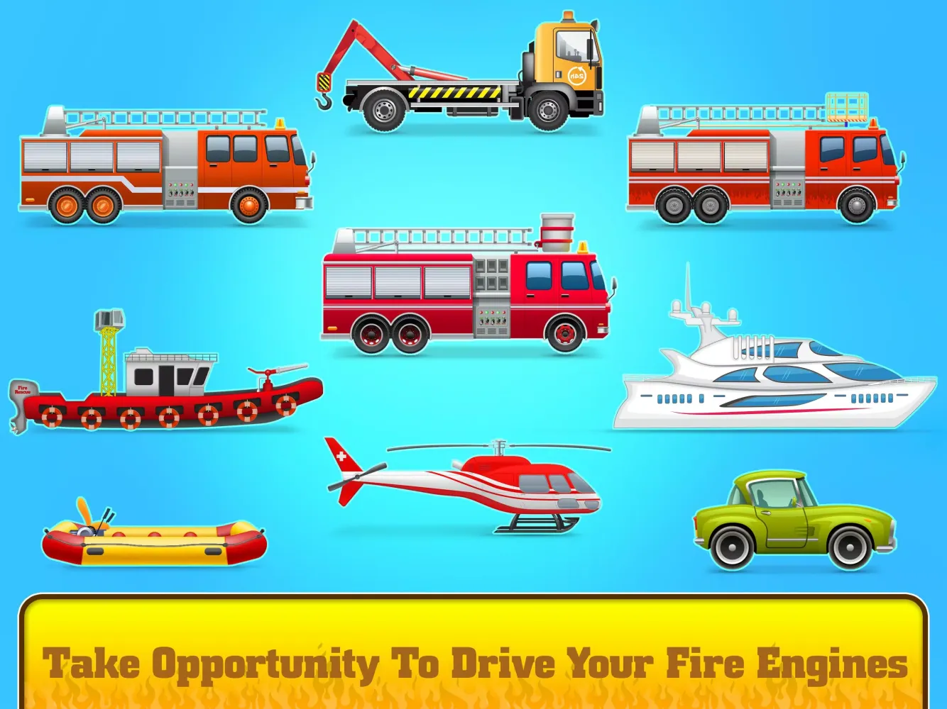 Ảnh chụp màn hình của Firefighter Rescue Fire Truck