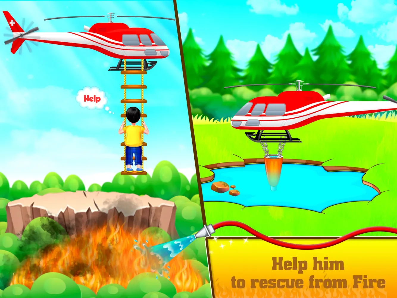 Ảnh chụp màn hình của Firefighter Rescue Fire Truck