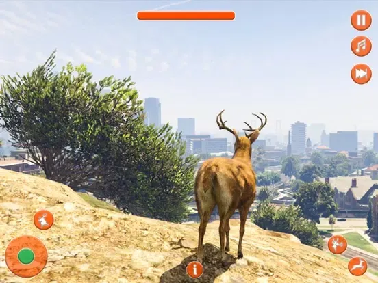 Crazy Deer Simulator Gangster iPad  Screenshots