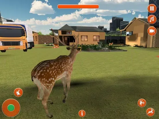 Crazy Deer Simulator Gangster iPad  Screenshots