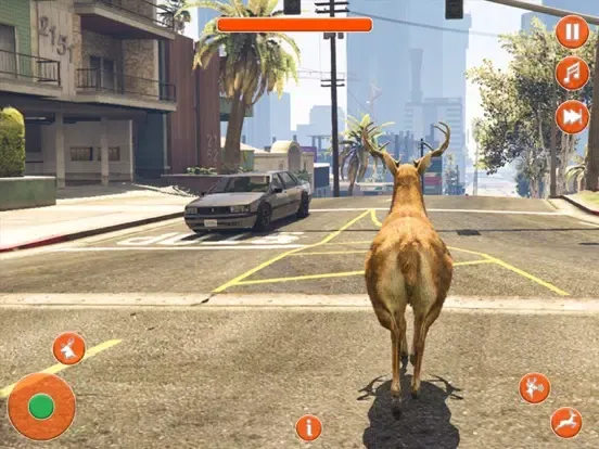 Crazy Deer Simulator Gangster iPad  Screenshots