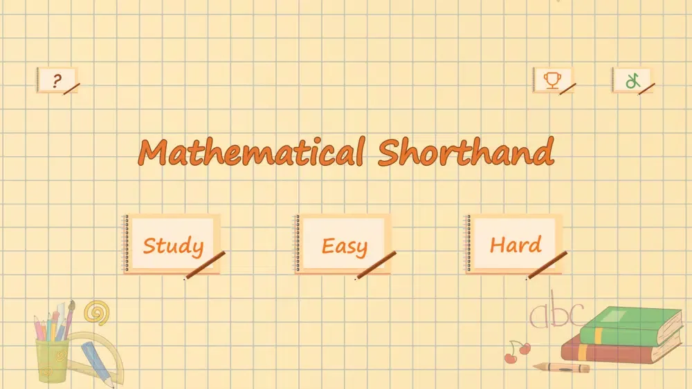 Tangkapan skrin Mathematical Shorthand