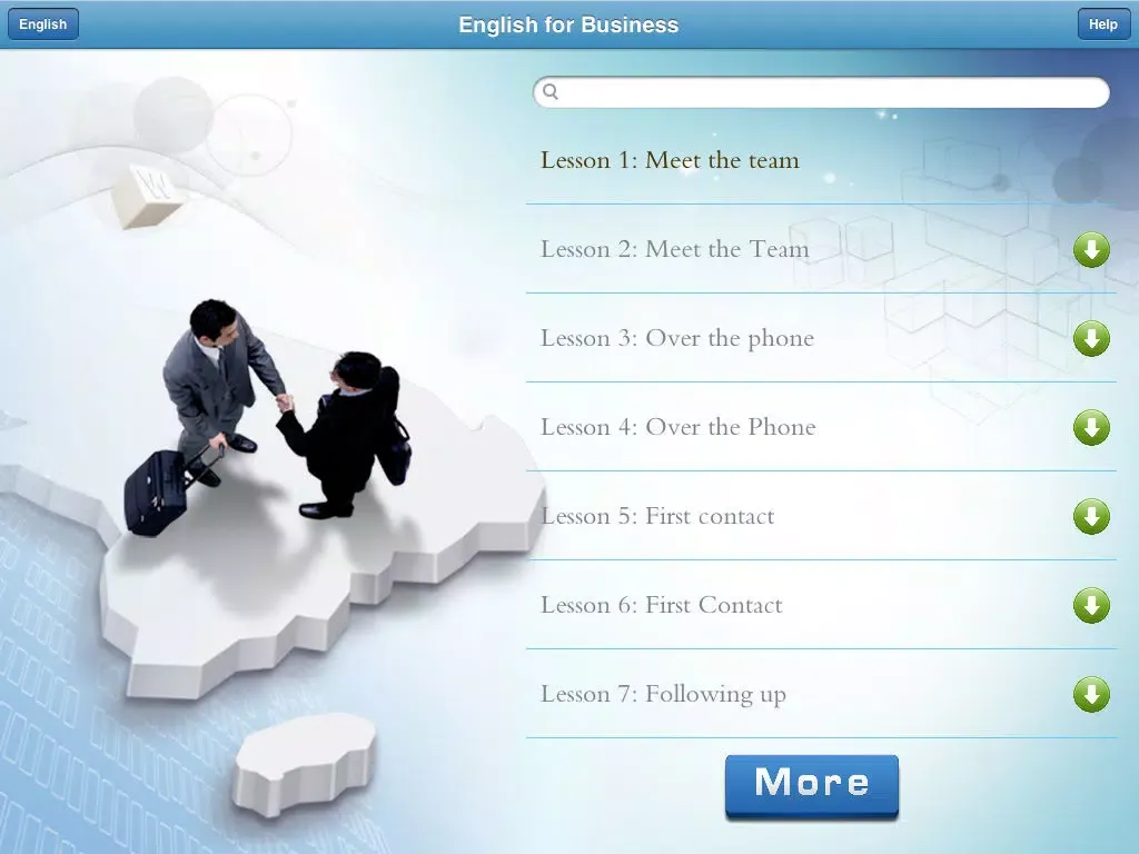 A Course for Business English Training iPad 应用截图
