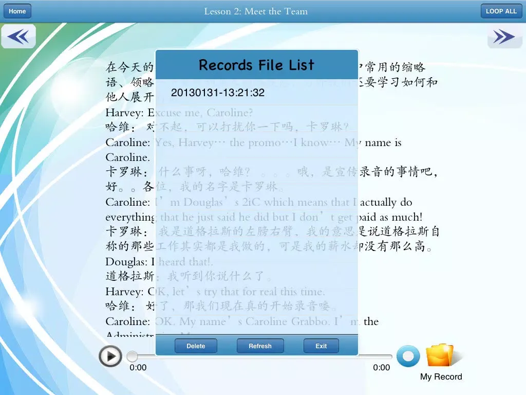 A Course for Business English Training iPad 应用截图