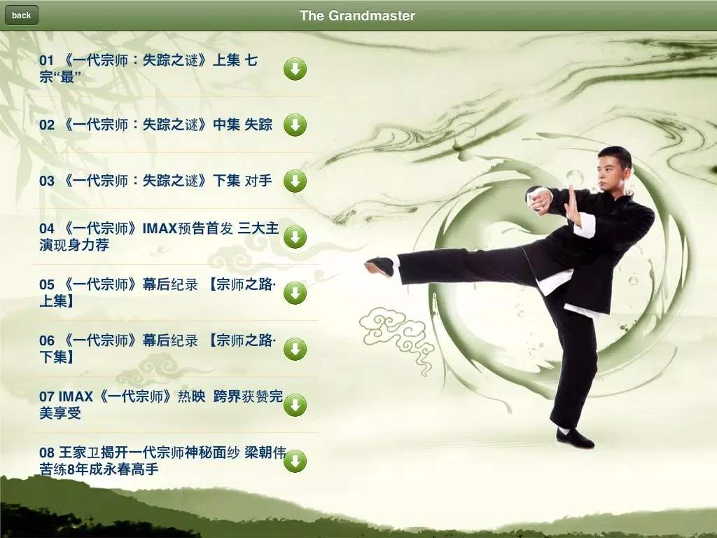 Ảnh chụp màn hình của The Grandmaster iPad 