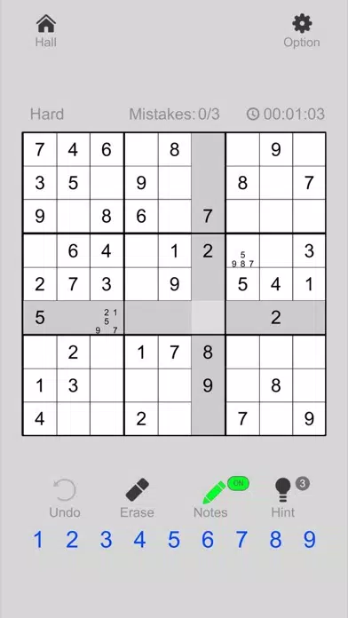 Tangkapan skrin Sudoku | Math Puzzle games