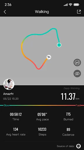 تصاویر Zepp（formerly Amazfit）