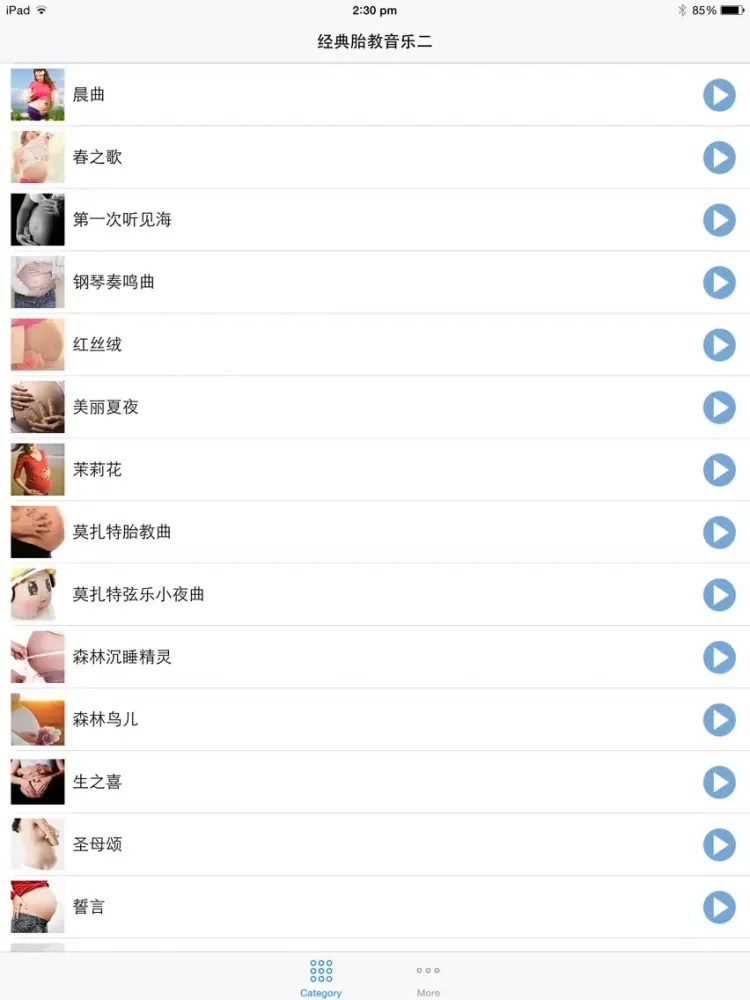 Captures d'écran de 经典胎教音乐大全第二合辑 免费离线版 iPad 
