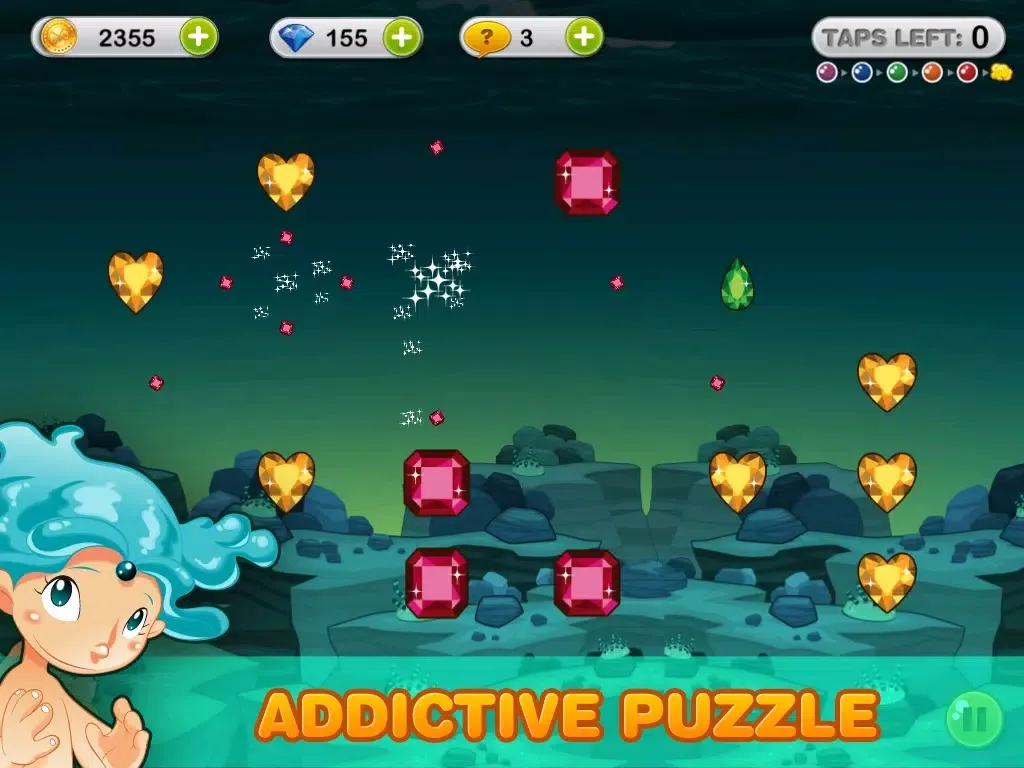 Capturas de pantalla de Gem Popper Jewel Crush for iOS7: A Candy Color Blitz iPad 