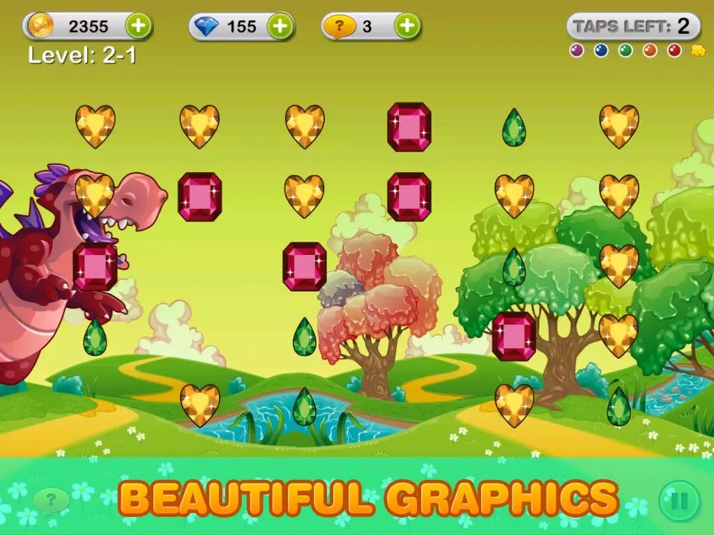 Capturas de pantalla de Gem Popper Jewel Crush for iOS7: A Candy Color Blitz iPad 