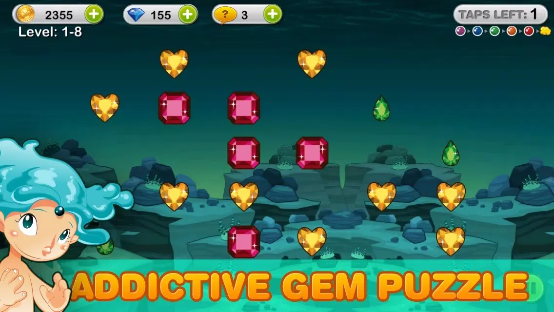 Capturas de pantalla de Gem Popper Jewel Crush for iOS7: A Candy Color Blitz