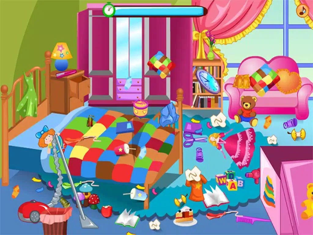 Kids House Cleaning : After Crazy Party iPad  স্ক্রিনশট