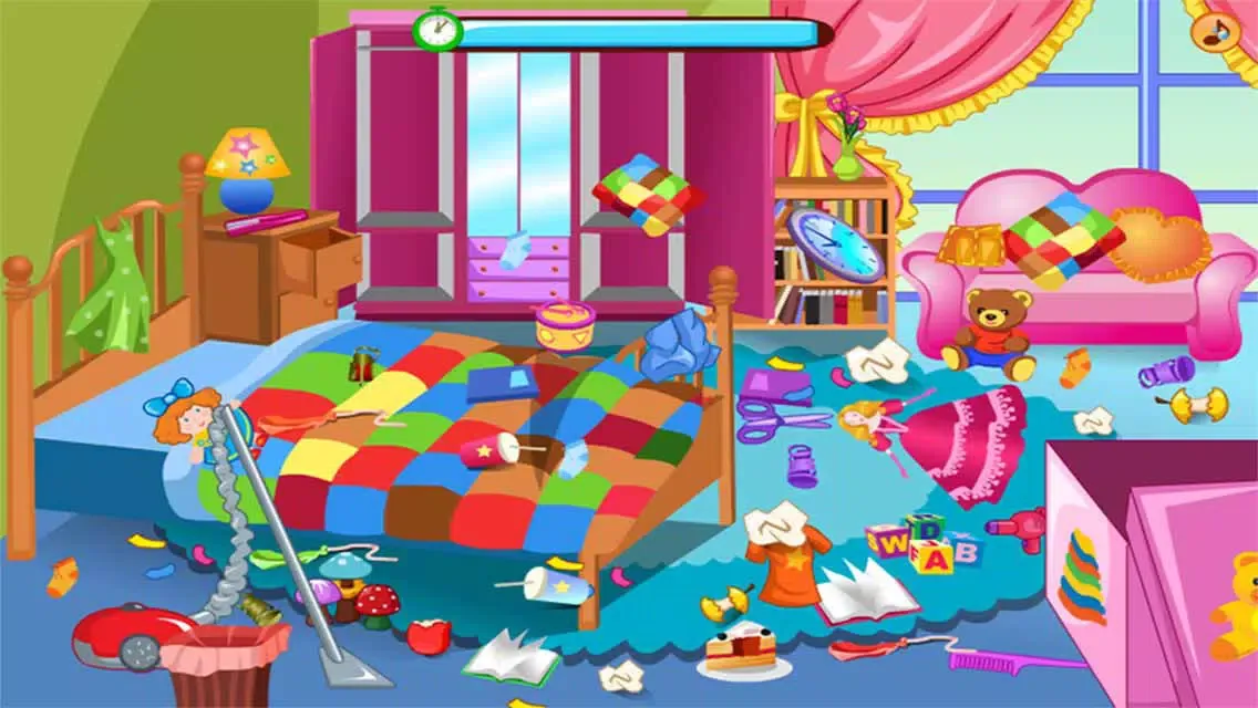 Kids House Cleaning : After Crazy Party স্ক্রিনশট