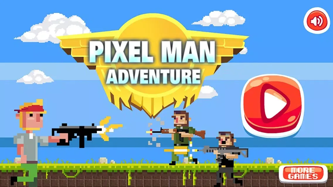 Скриншоты Pixel Man Shooting Adventure:Escape