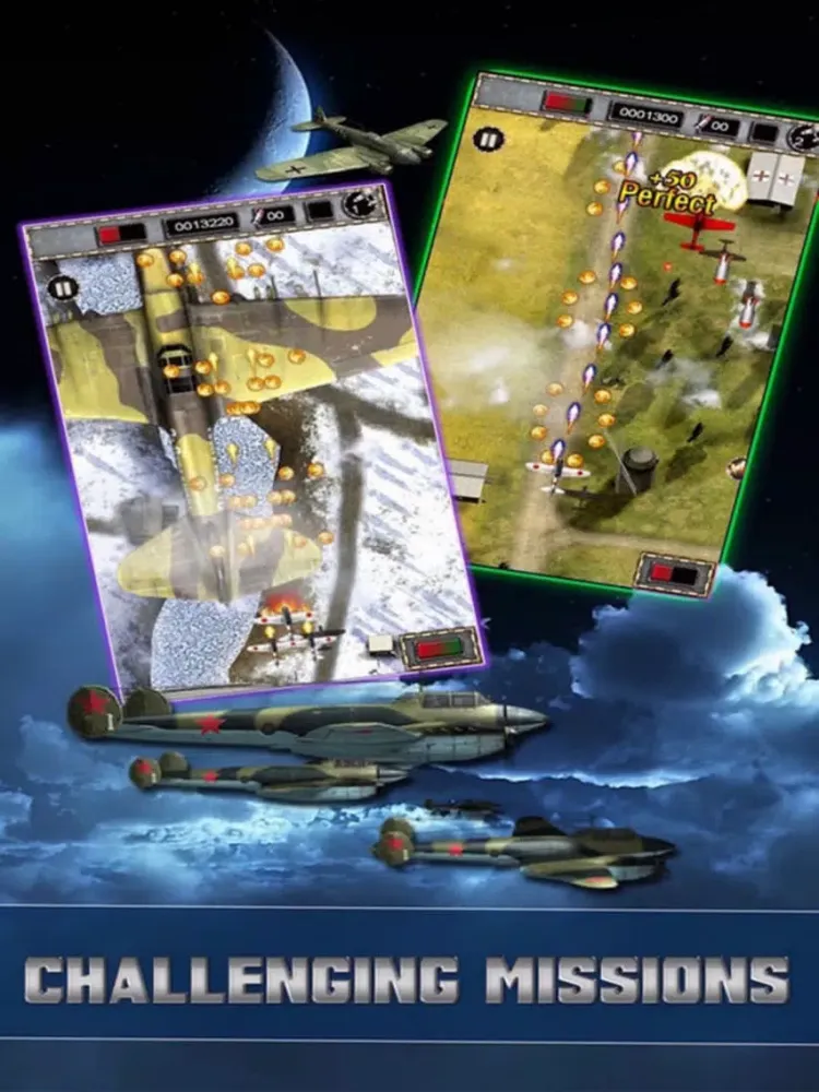 Fighter Aircraft War - Airplane 1945 iPad  Ekran Görüntüleri