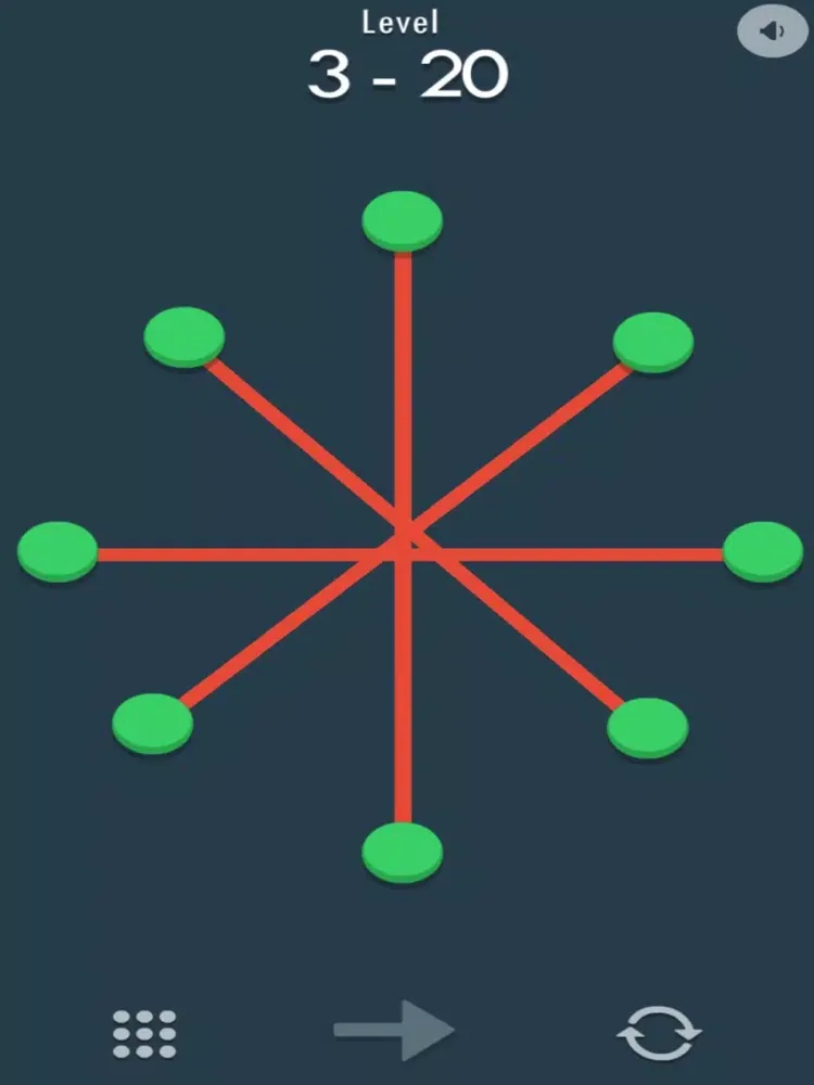 Tangkapan skrin Interlaced lines - Love to pla iPad 