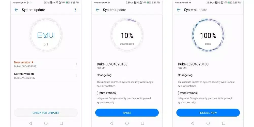 Updater Screenshots