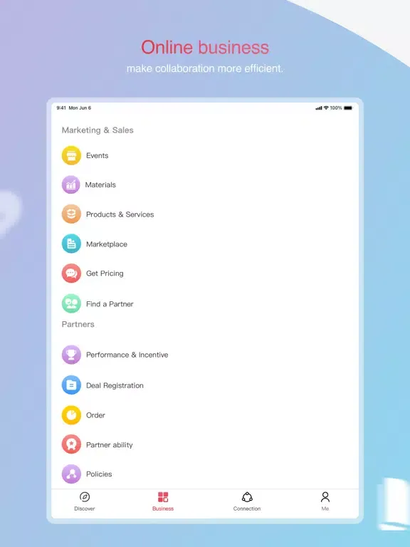 Ảnh chụp màn hình của Huawei e+ iPad 