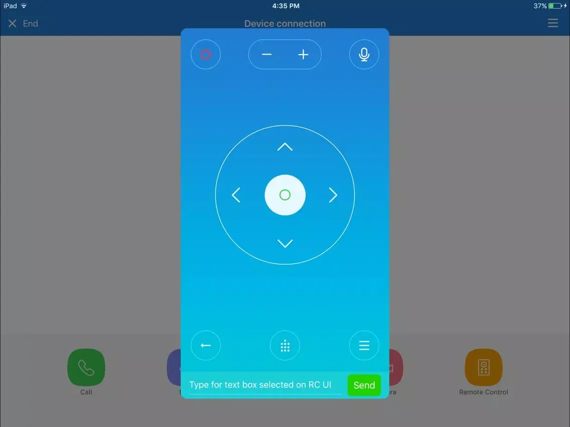 Zrzuty ekranu AirPresence iPad 