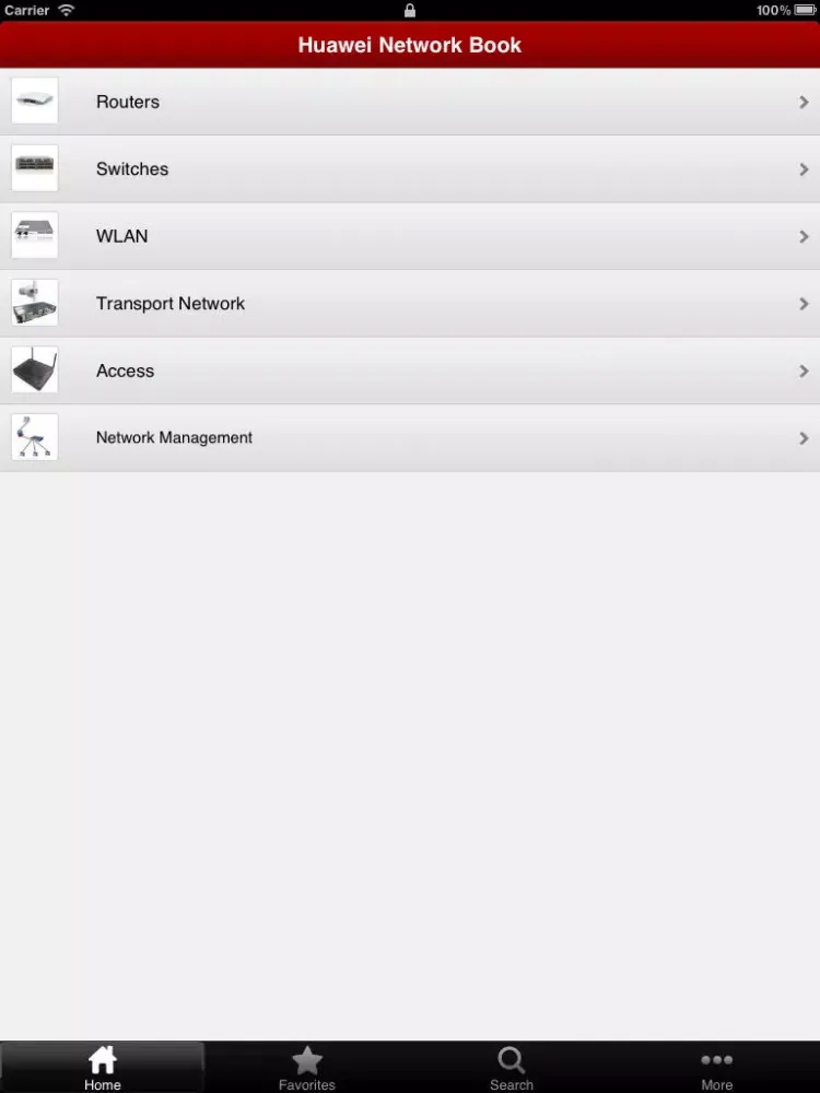 Captures d'écran de Huawei Network Book HD iPad 