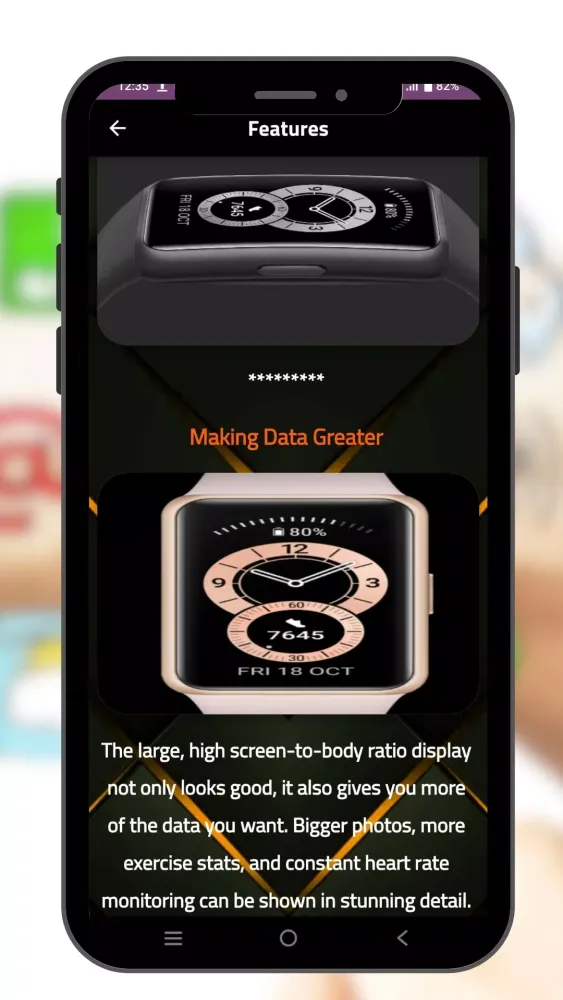 Ảnh chụp màn hình của Huawei Band 6 user guide