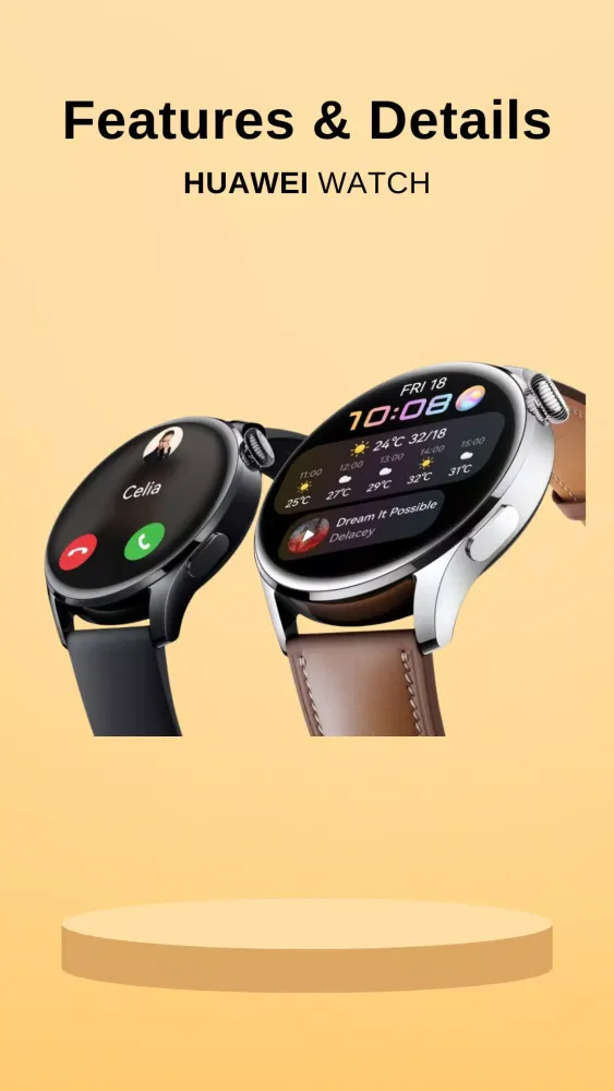 Capturas de tela do Huawei Smart Watch App Hints