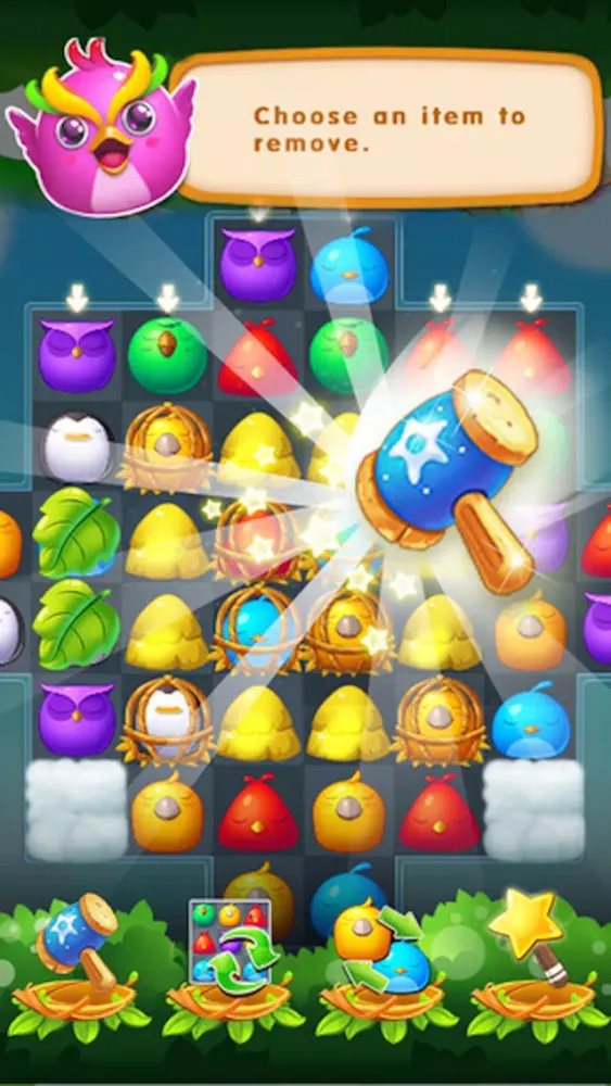 Crazy Bird - 3 match bubble puzzle crush game应用截图