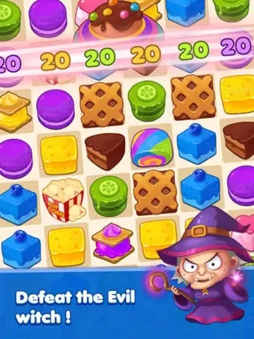 Smash Cookie Legend - 3 match puzzle splash mania game iPad  Screenshots