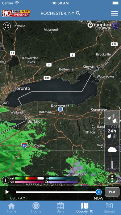 ภาพหน้าจอของ WHEC First Alert Weather